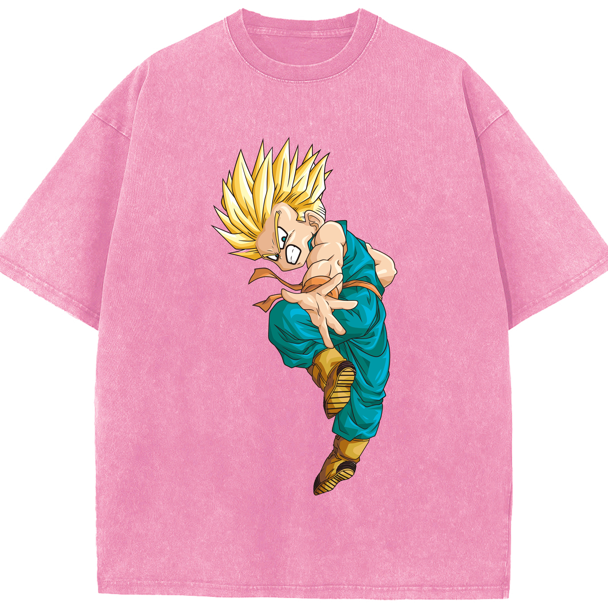 （画像用） ドラゴンボール DRAGON BALL 綿100% ヴィンテージ風 半袖Tシャツ（フロントプリント）
